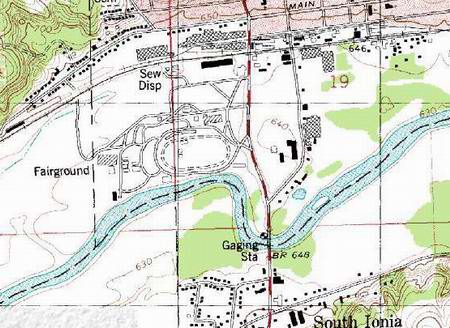 Ionia Fairgrounds - Topo Map